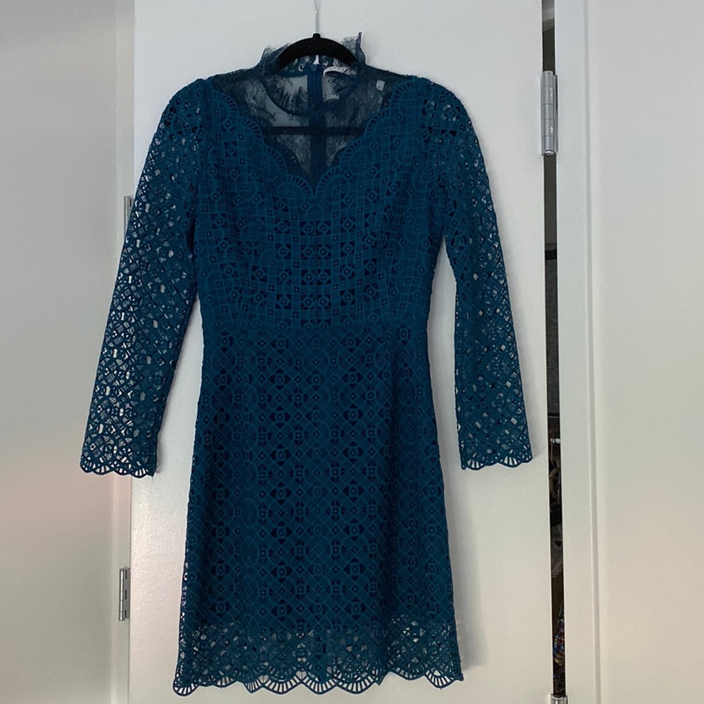 Sandro Paris Dress / Dark Teal / Size US 4